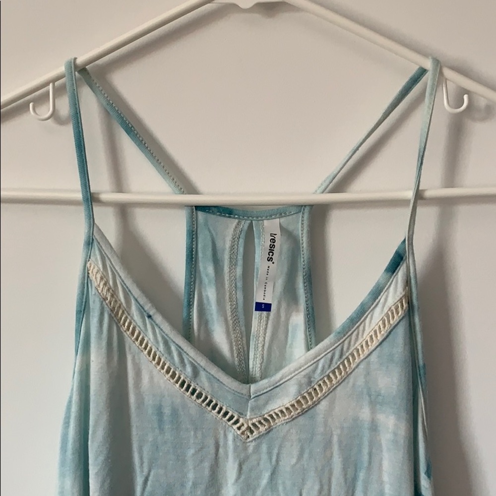 Blue & White tie dye Tresics dress